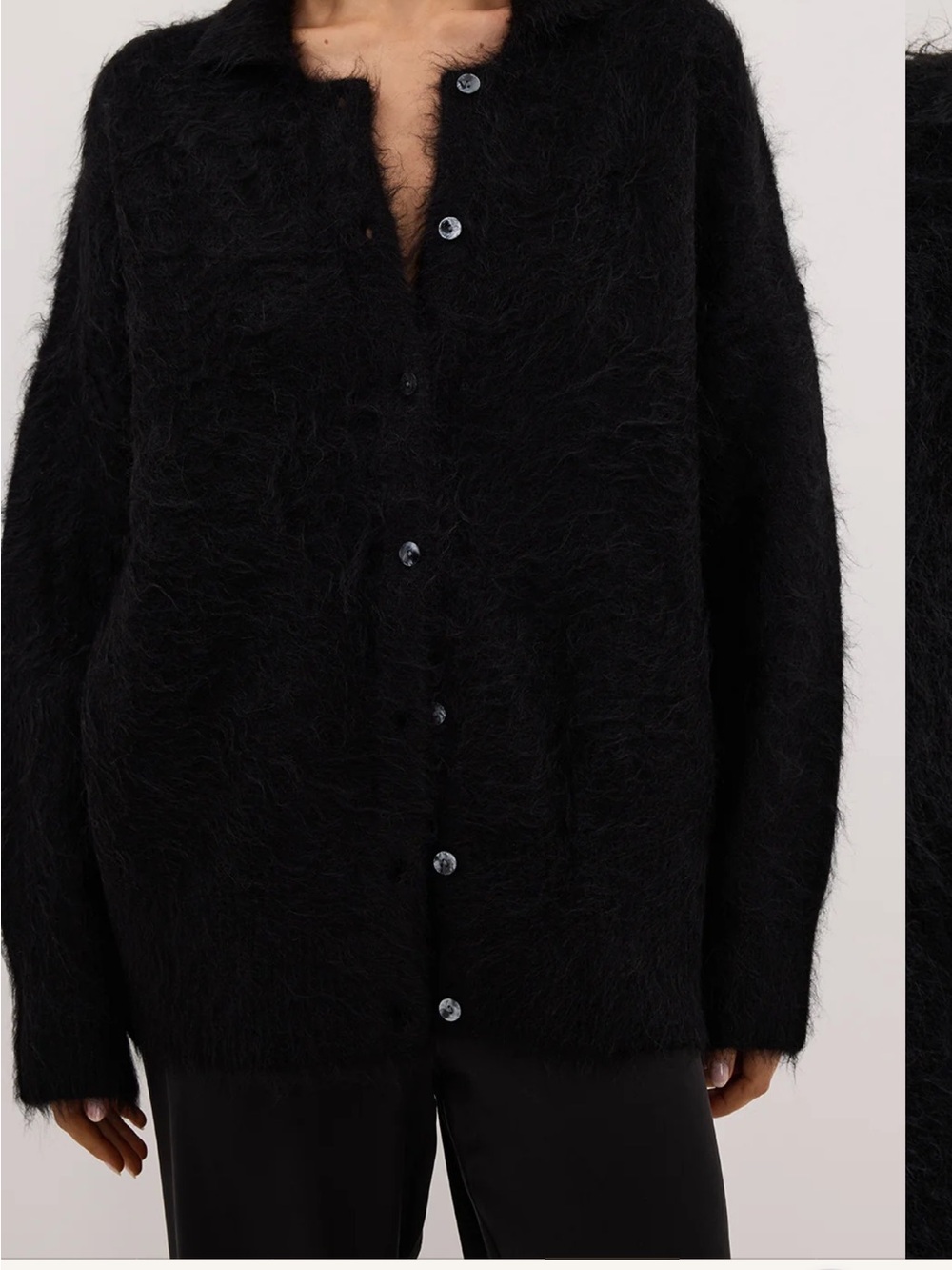 Dissh Alpaca Cardigan in Black Size Small Like New